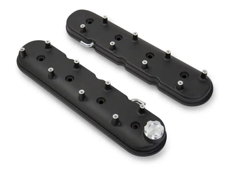 241-91 Holley Valve Covers Ls Black