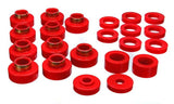 Energy Suspension 2.4102R Energy Suspension Cj5-7 Body Mounts - Red