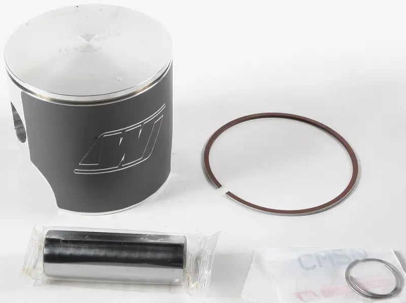 Silver and black piston with pin and ring for 2411M07650 piston M07650 S D 593 3012ka
