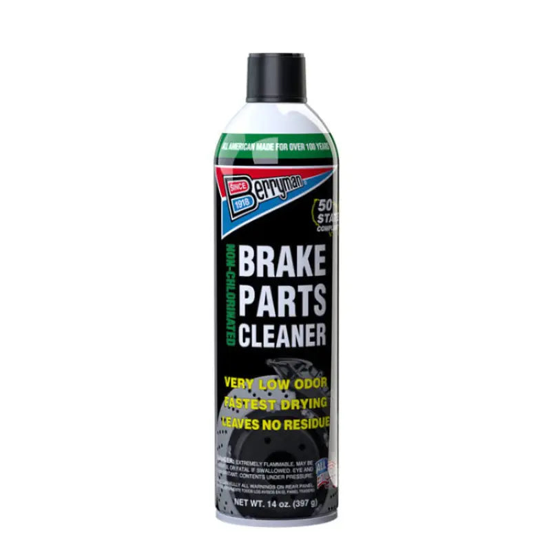 Berryman 2420C Che Brake Parts Cleaner - Non-Chlorinated, 14 oz can, effective brake fluid, oil, and grease remover.