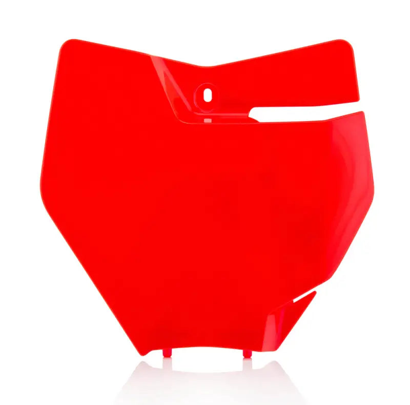 2421124617 Front Number Plate Fluorescent Orange