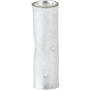 Silver-colored metal cylinder of Ancor Tinned Butt Connector #4 25Pc pack