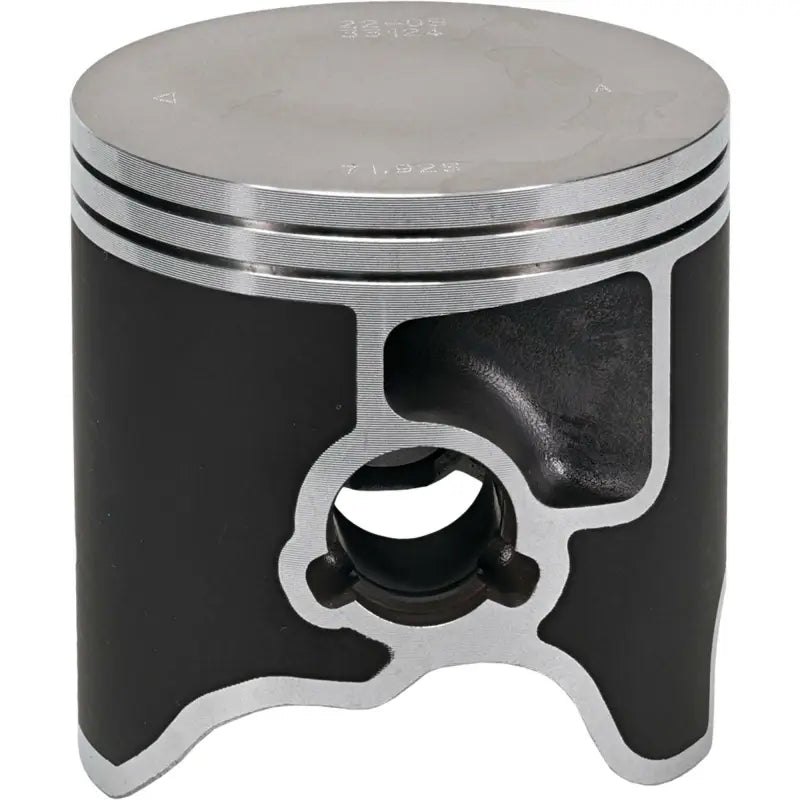 Black and silver engine piston for 24244A Piston Kit Cast 71.925/Std Husq/KTM