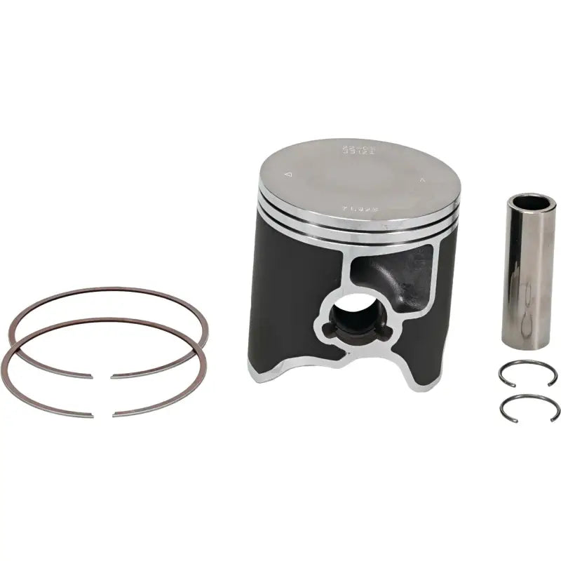 Piston kit with rings, wrist pin, and clips for Husqvarna KTM 24244A in action