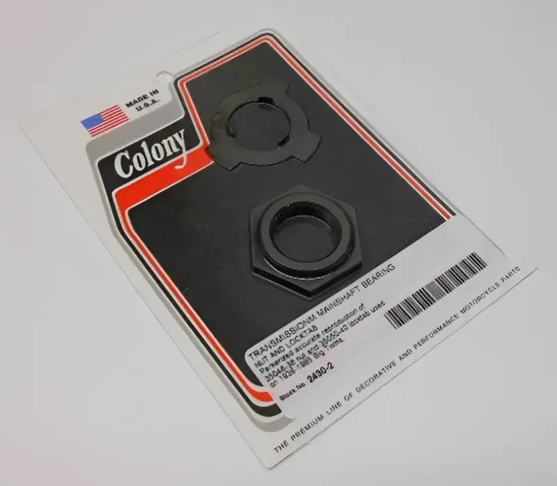 2430-2 Colony Machine Transmission Main Shaft Nut Big Twin 36-85 - RV and Auto Parts