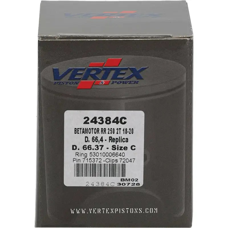Boxed Vertex Piston Kit for Betamotor RR 250 2T 18-20 forged replica pistons