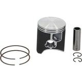 Engine piston kit with rings, pin, and clips for Ford 24384C Cast 66.37 Std Beta