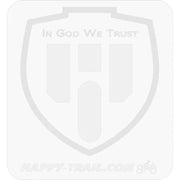 White shield-shaped sticker for Rival Powersports USA skid plate alloy Yam