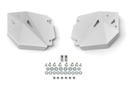 White geometric panels with hardware for powersports usa Rival Powersports A-Arm Guards