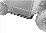 Black tubular rock sliders attached to off-road vehicle for added protection Rival Powersports USA