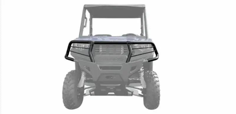 Black metal front bumper guard for off-road vehicle with mounting points by Rival Powersports USA