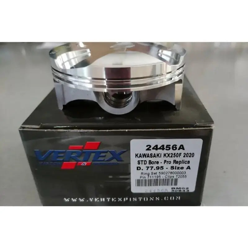24456A Vertex Piston Kit Forged 77.95/Std 14.2:1 Kaw - RV and Auto Parts