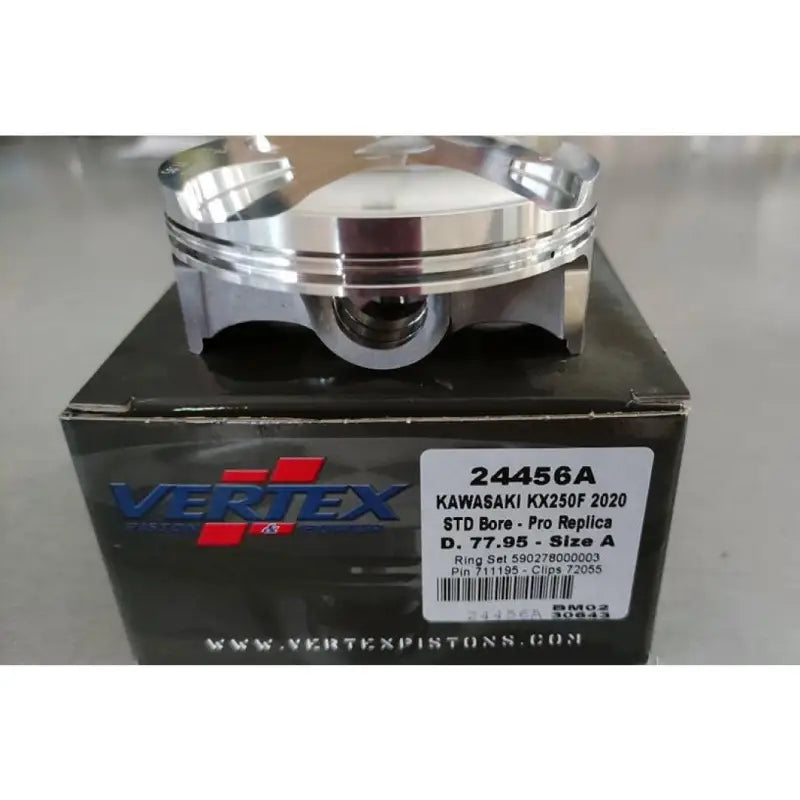 24456B Vertex Piston Kit Forged 77.96/Std 14.2:1 Kaw - RV and Auto Parts