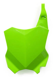 Green plastic dirt bike number plate for model 2449390006 Front Number Plate Green