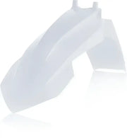 White plastic motorcycle fender for model 2449516811, perfect for stylish rides