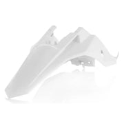 White plastic rear fender for motorcycle, model 2449660002, Fender White style