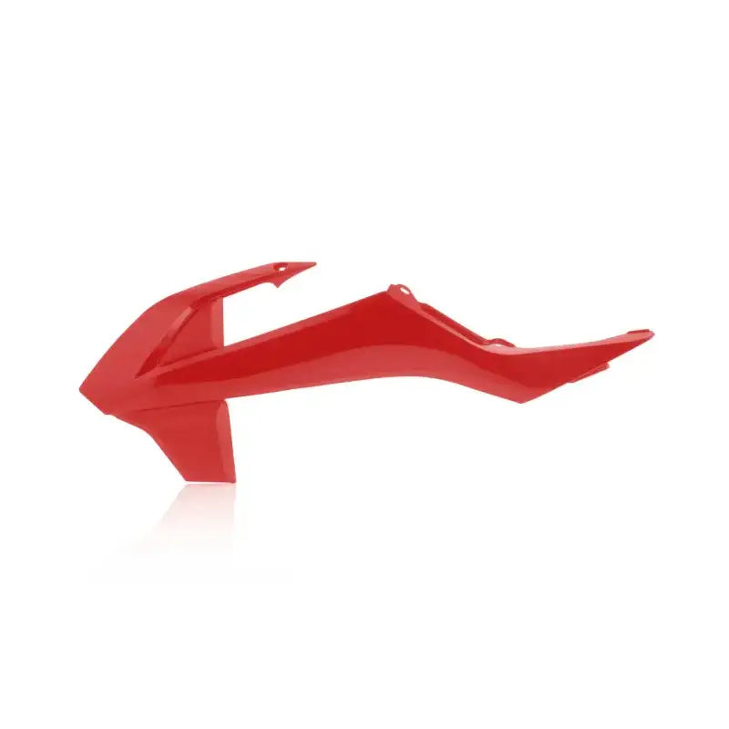 Red plastic motorcycle fairing for Gas KTM Red radiator shroud on KTM bikes