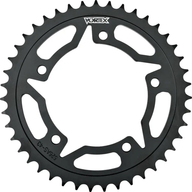 245AS-43 Rear Sprocket Steel 43t 520 Blk Hon 