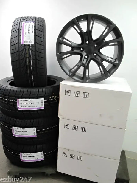 Tires wheel and boxes with Wirthco AGC glass fuse package for electrical safety