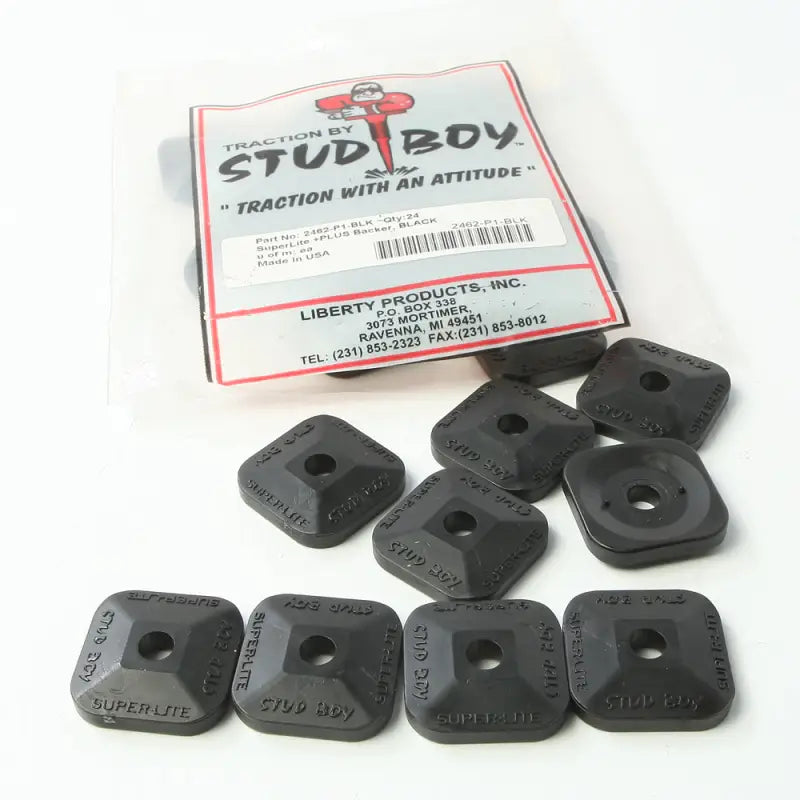 2462-P1-BLK Super Lite Plus Backers Black 24/Pk - Single