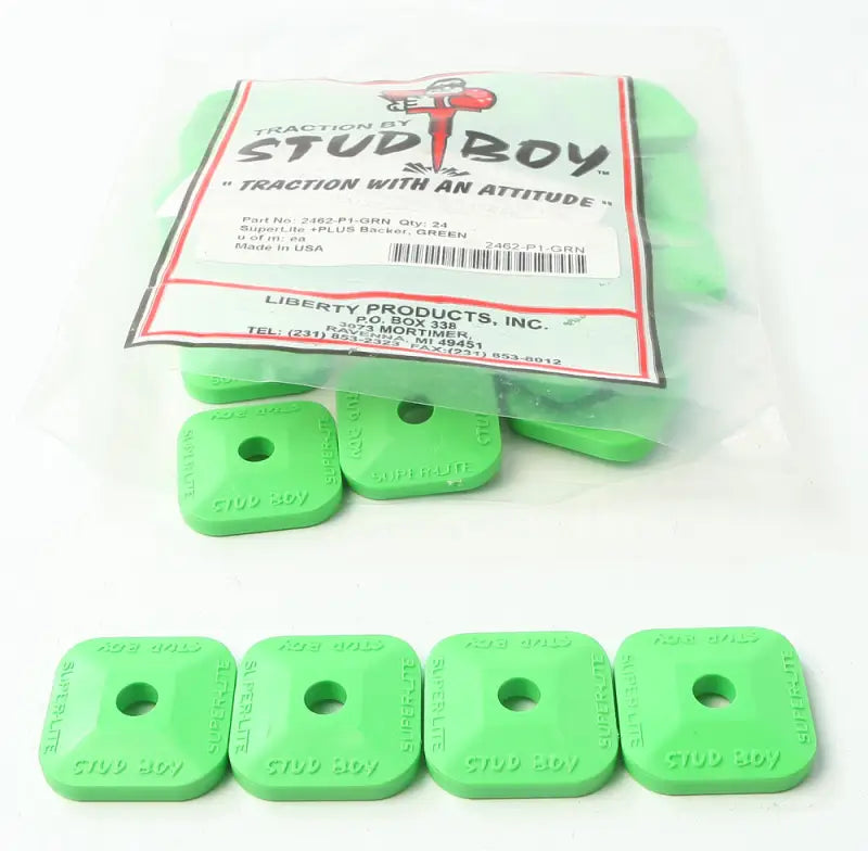 2462-P1-GRN Super Lite Plus Backers Green 24/Pk - Single