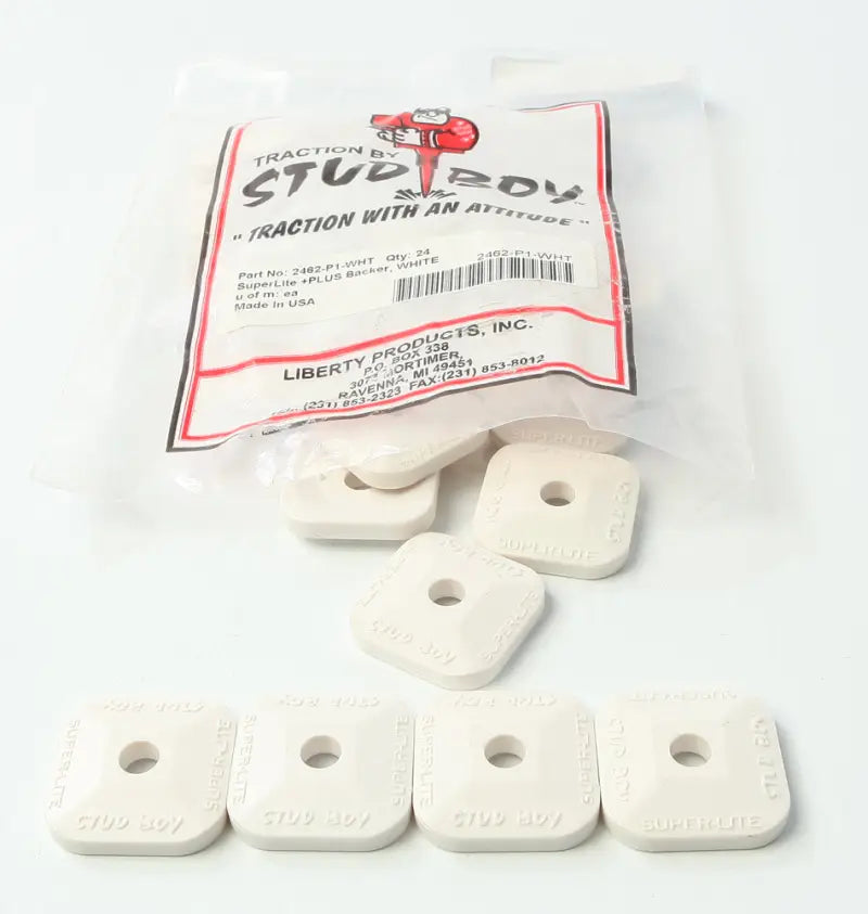 2462-P1-WHT Super Lite Plus Backers White 24/Pk - Single