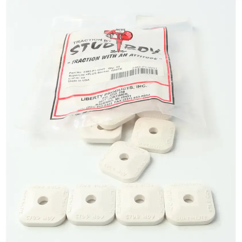 2462-P1-WHT Super Lite Plus Backers White 24/Pk - Single