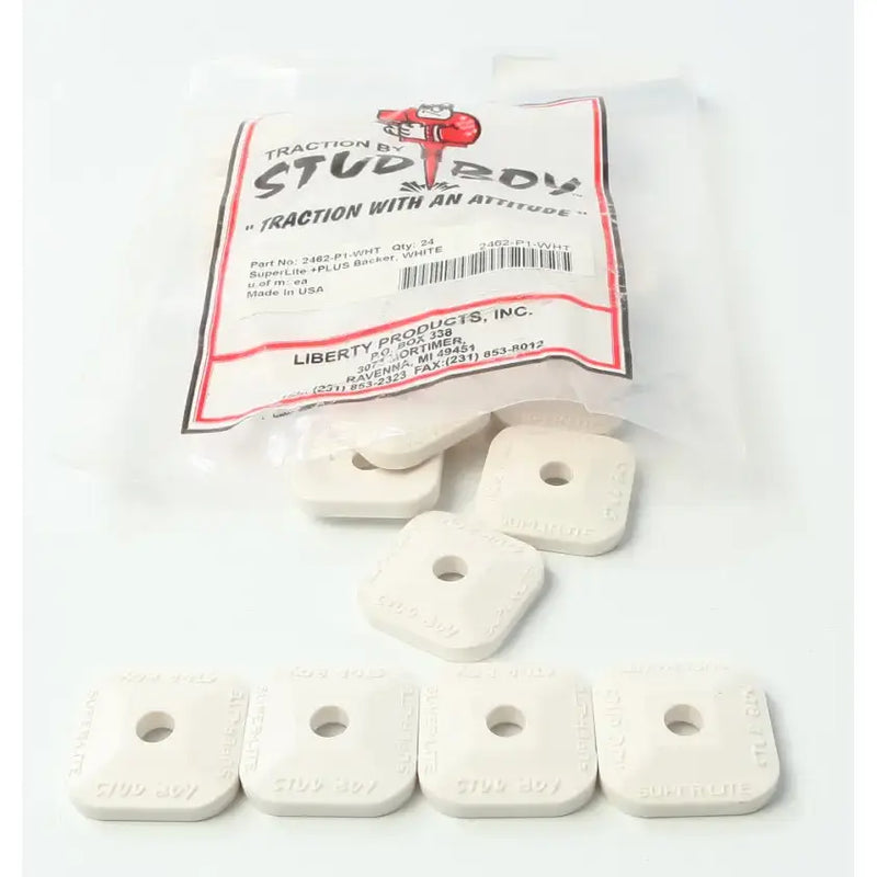 2462-P1-WHT Super Lite Plus Backers White 24/Pk - Single