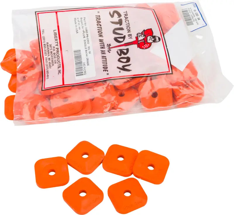 2462-P8-ORG Super Lite Plus Backers Orange 84/Pk - Single