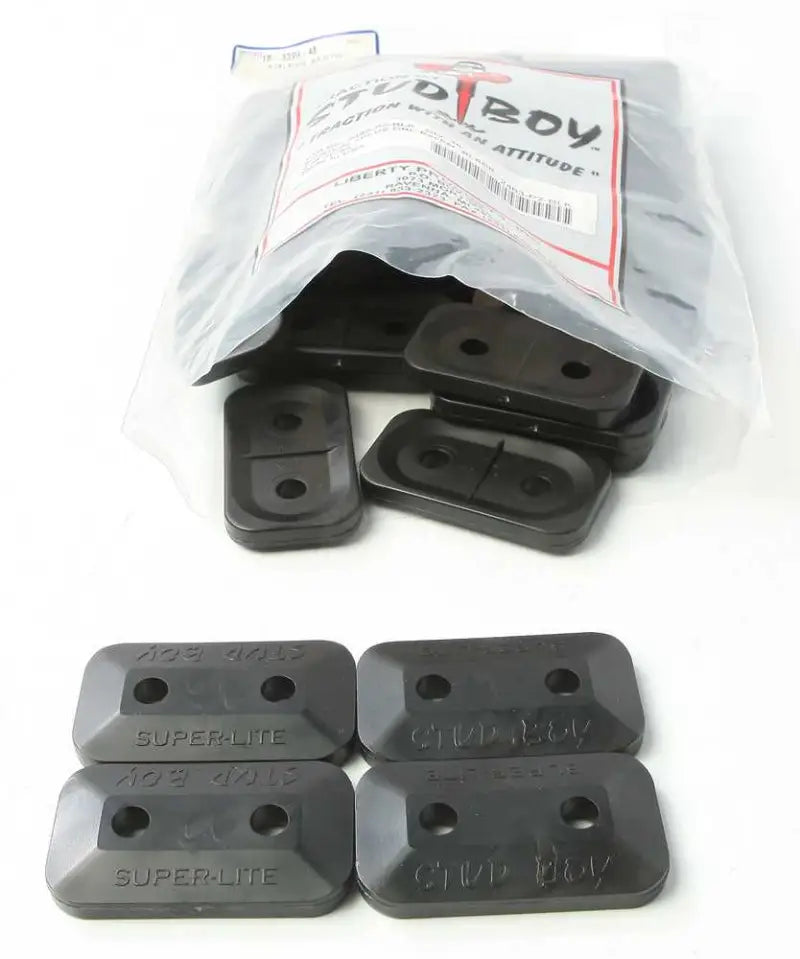 STUD BOY 2463-P2-BLK Super Lite Plus Double Black 48/Pk
