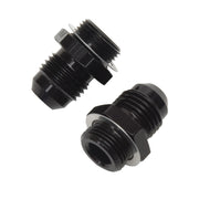 Russell 640203 Russell Performance -6 AN Carb Adapter Fittings (2 pcs.) Black - 640203