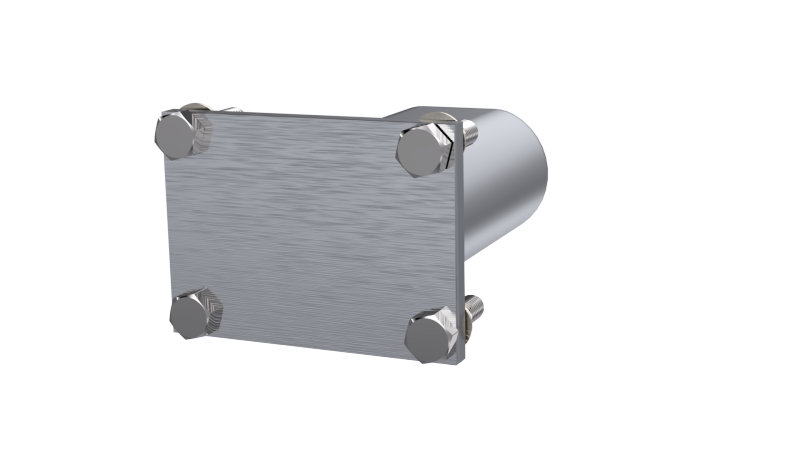 QTP 10338 QTP 3in Weld-On QTEC Low Profile Conncetion Oval Tube Kit - 10338