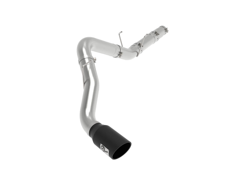 aFe 49-02078-B aFe ATLAS 5in DPF-Back Alum Steel Exhaust System w/ Black Tip 19-20 Ram Diesel Trucks L6-6.7L (td)