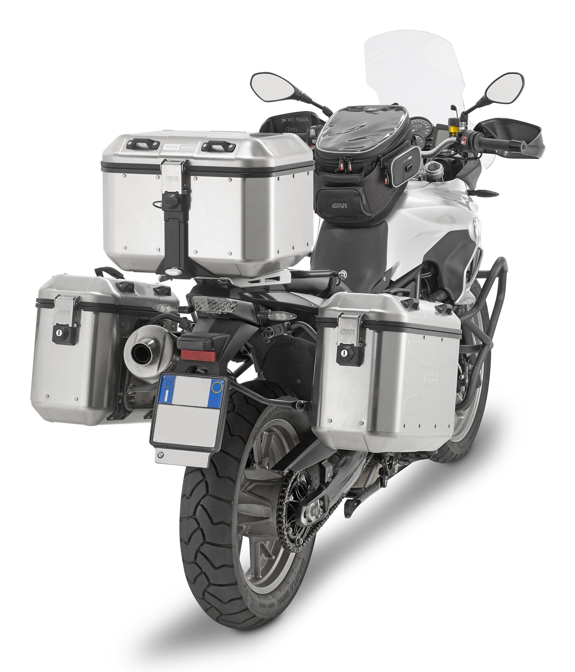 Givi Dolomiti Monokey 46 L Top Case Luggage DLM46A - Silver 46L