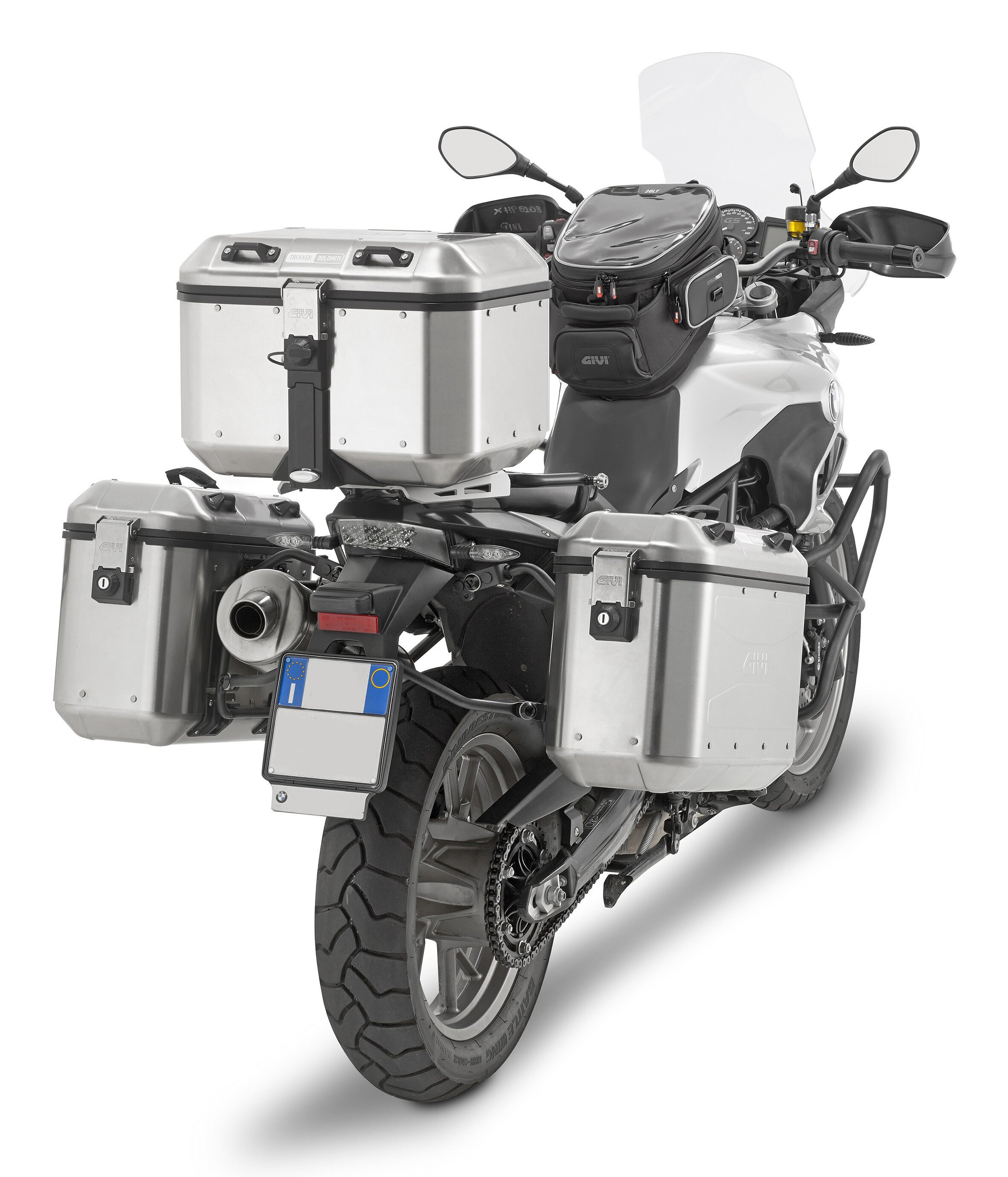 Givi Dolomiti Monokey 46 L Top Case Luggage DLM46A - Silver 46L