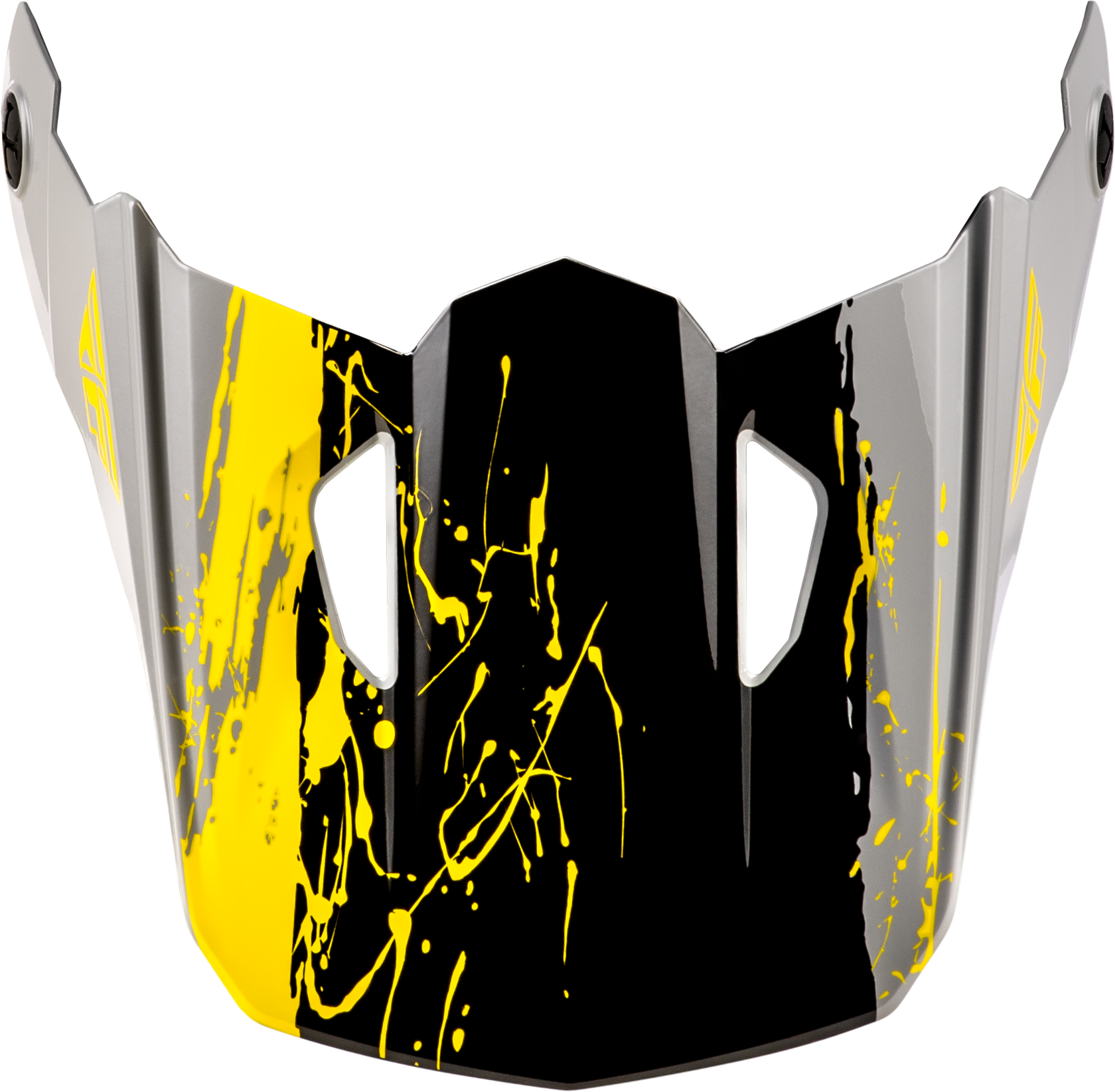 Yth Kinetic Drip Helmet Visor Grey/Black/Yellow Ys Yl