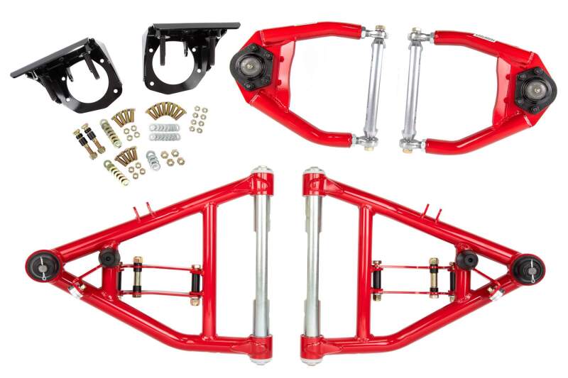 UMI Performance 643546-B UMI Performance 73-87 GM C10 CornerMax A-Arm Kit - Black