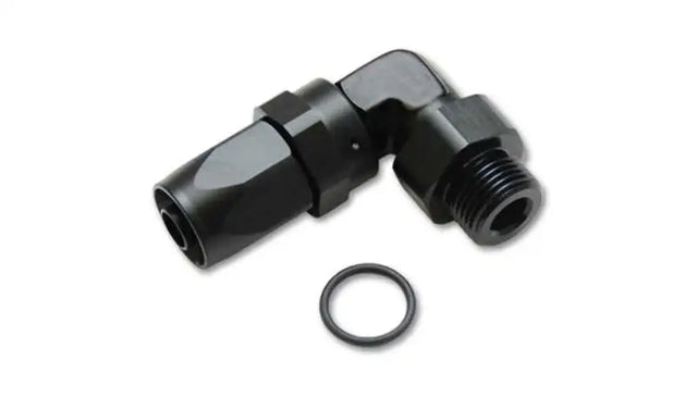 Vibrant 24906 Vibrant Male -8AN 90 Degree Hose End Fitting - 7/8-14 Thread (10)