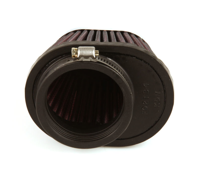 K&N Engineering RC-0981 K&N Uni Chrome Oval Tapered Filter 2.125in FlgID x 4inB OL x 3inB OW x 3inT OL x 2inT OW x 2.75in H