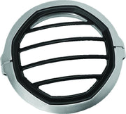 Kuryakyn 6687 Kuryakyn Dillinger Headlight Trim 5-3/4 Sil - 6687