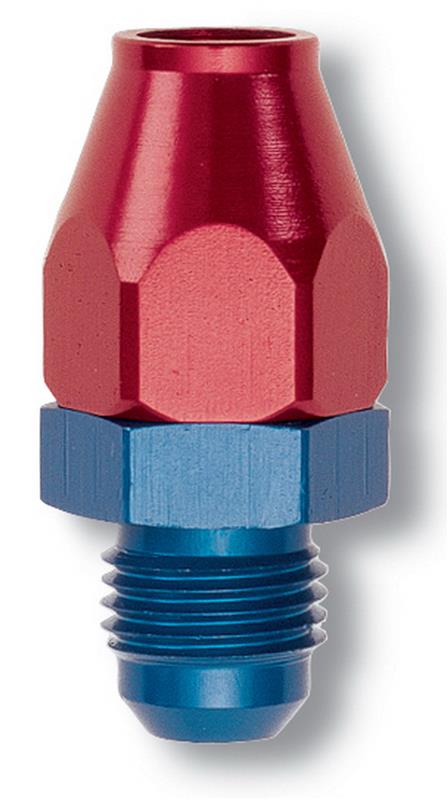 Russell 639210 Russell Performance Red/Blue -6 AN Male 37 Degree to 3/8in Aluminum Tube - 639210