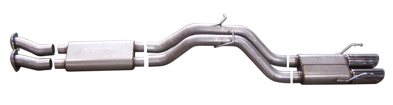 Gibson 617405 Gibson 06-10 Jeep Grand Cherokee SRT8 6.1L 3in Cat-Back Dual Exhaust - Stainless - 617405