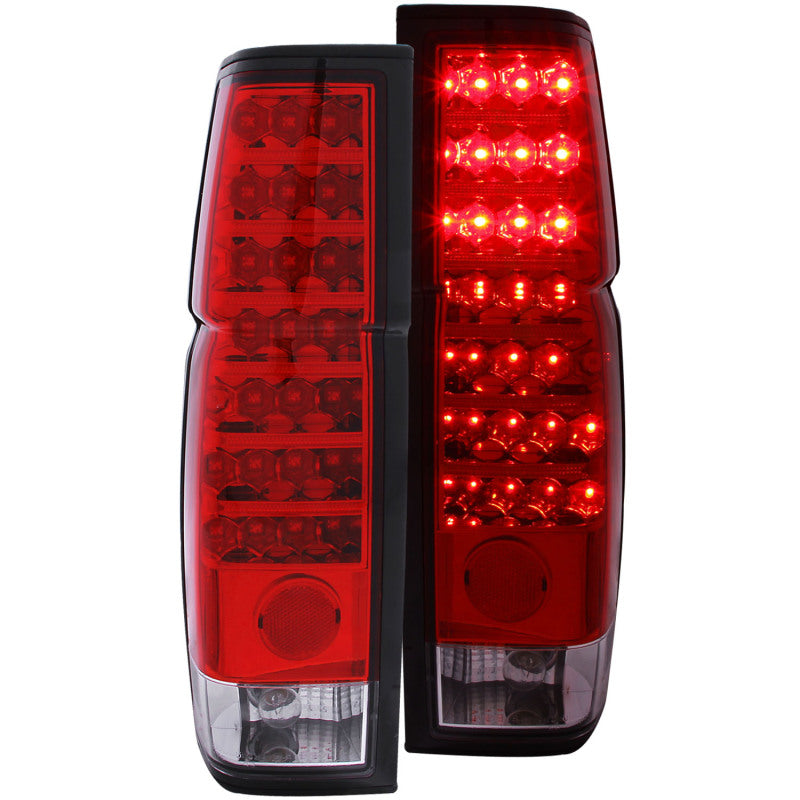 ANZO 311034 ANZO 1986-1997 Nissan Hardbody LED Taillights Red/Clear