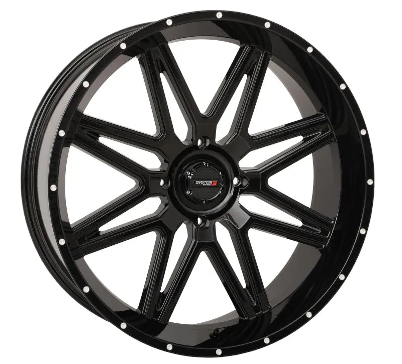 24S3-7156 System 3 St7 Wheel 24X9 5+4 (0Mm) 4/156 Gloss Black - RV and Auto Parts