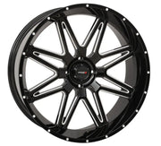 24S3-7256 System 3 St7 Wheel 24X9 5+4 (0Mm) 4/156 Gloss Black Milled - RV and Auto Parts