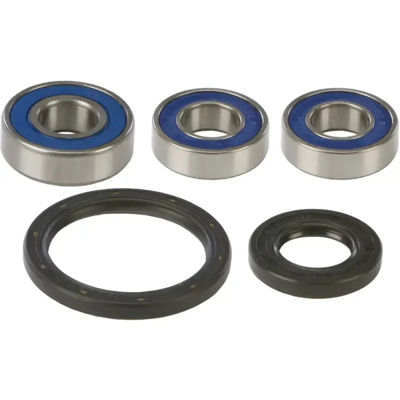 Metallic wheel bearing with blue seals and rubber seals from 25-1098 seal kit