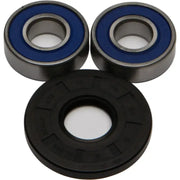 Two sealed ball bearings and a rubber seal for the 25-1119 wheel bearing seal kit