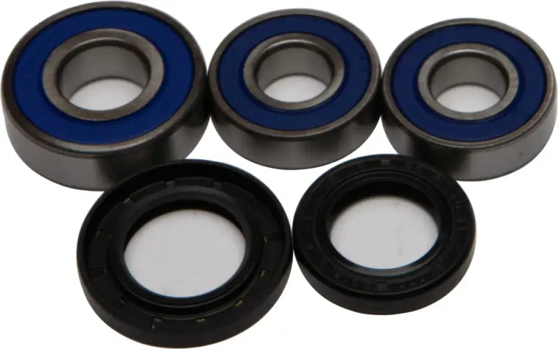 Blue and silver ball bearings with black seals from 25-1230 Rear Wheel Bearing Seal Kit