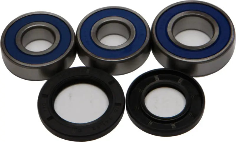 Rear wheel bearing and seal kit for 25-1256, featuring premium quality bearings with blue double lip rubber seals and TC Nitrile Elastomer seals designed for optimal water and dirt exclusion.