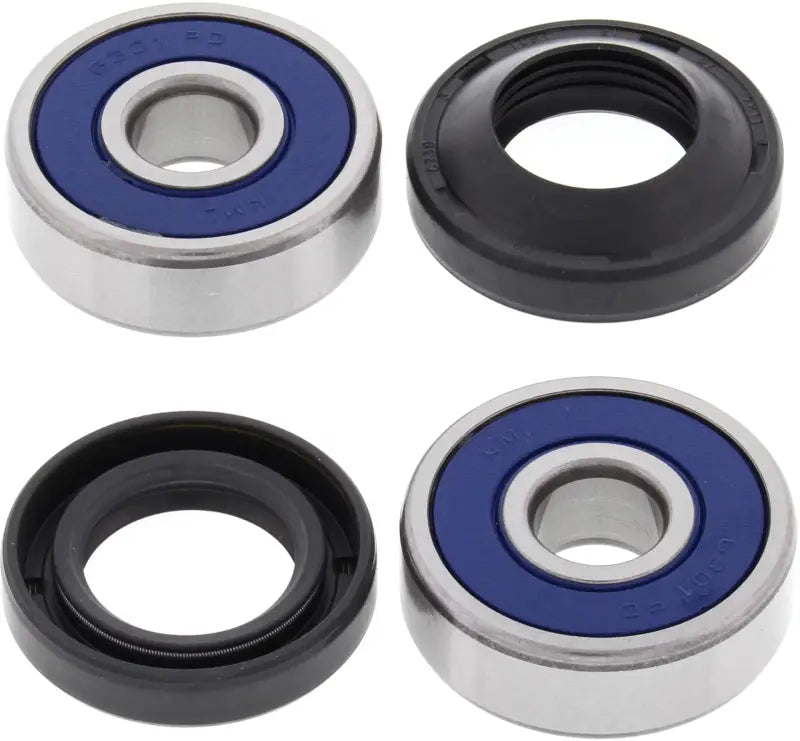 Front wheel bearing and seal kit with balls wheel bearing for easy replacement